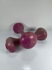 2 3lb Vintage Pink Weider Dumbbells Plastic Retro Working Out Home Gym for sale  Shipping to South Africa
