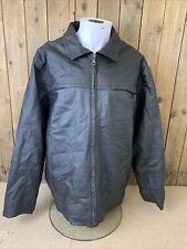 Black leather jacket for sale  BUDE
