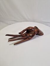 Vintage Indonesian Ironwood "Dancer Hands", Right Hand, Well Detailed, 8"long,C5 for sale  Shipping to South Africa
