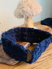 Navy crochet ear for sale  SAFFRON WALDEN