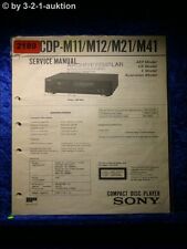 Sony Service Manual CDP M11 / M12 / M21 / M41 CD Player (#2189), usado segunda mano  Embacar hacia Argentina