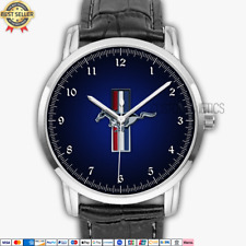 Relógio de pulso masculino Ford Mustang logotipo quartzo personalizado aço inoxidável FM01  comprar usado  Enviando para Brazil