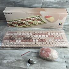 Used, Mofii Candy Colorful Wireless Keyboard & Mouse Set for PC/Laptop/Mac - Pink for sale  Shipping to South Africa