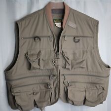 Cabela's Hunting Fishing Tactical Vest Men's XXL Tan EUC Outdoor Gear Utility for sale  Shipping to South Africa