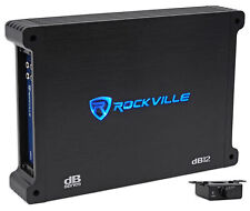 Amplificador de audio para automóvil Rockville dB12 2000 vatios/1000 W RMS mono clase D 2 ohmios segunda mano  Embacar hacia Mexico