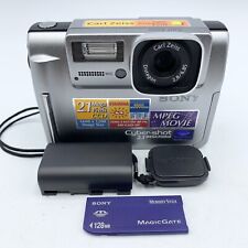 Câmera Digital Sony Cyber-Shot DSC-F55 Lente Rotativa Carl Zeiss *LEIA* Testada comprar usado  Enviando para Brazil