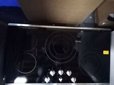 GE profile 36-in 5 elements smooth surface (radiant) stainless steel cooktop, used for sale  Greensboro