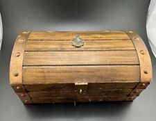 Vintage Wood Box Treasure Chest Japan In Hoc Signo Vinces Standard Specialty, used for sale  Shipping to South Africa