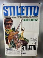 Stiletto - Póster original de una hoja de película 1969 - Talla: 27 X 41 segunda mano  Embacar hacia Argentina