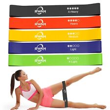 Resistance Bands Exercise Sports Loop Fitness Home Gym Yoga Latex Set Or Singles for sale  Shipping to South Africa