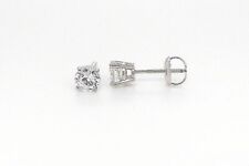 1Ct Round Cut Lab-Created Diamond women's Stud Earring 14K White Gold Plated for sale  Shipping to South Africa
