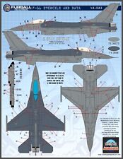 Estênceis e decalques de dados Furball F-16 em escala 1/48 comprar usado  Enviando para Brazil