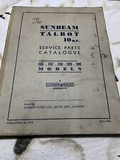 Sunbeam talbot 10hp for sale  ACCRINGTON
