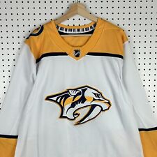 Nashville Predators Jersey NHL Adidas White Yellow Stitched Men’s Size 54 - XL for sale  Shipping to South Africa