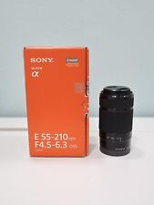 SONY E 55-210mm F/4.5-6.3 OSS Telephoto Zoom Lens Black E Mount, used for sale  Shipping to South Africa