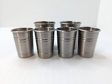 Usado, 6 xícaras de lata de uísque americano aço inoxidável copos de metal água Rocky Mtn comprar usado  Enviando para Brazil