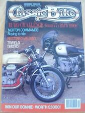 Usado, CLASSIC BIKE MAGAZINE DEC 1989 EURO CHALLENGE NORTON COMMANDO RESTORED VALIANT segunda mano  Embacar hacia Argentina