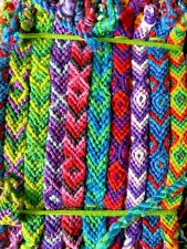 Guatemalan friendship bracelet for sale  HONITON