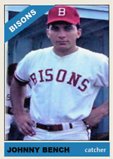 JOHNNY BENCH 66 BUFFALO BISONS MINOR LEAGUE ACEOT ART CARD ## BUY 5 GET 1 FREE for sale  Shipping to South Africa