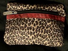 LeSportsac Pouch Black Leopard Vintage Made In USA, used for sale  Shipping to South Africa