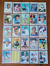 Usado, Lote de 32 tarjetas de béisbol 1978 Topps (Morris-RC/Fisk/Rose/C. Hunter/Yount/Carter+) segunda mano  Embacar hacia Argentina