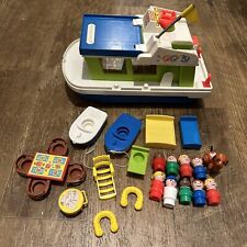 Fisher Price Vintage Happy Houseboat Play Family 1972 #985 for sale  Shipping to South Africa