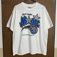 Camiseta Orlando Magic Vintage Extra Grande Logotipo Esportivo de Basquete NBA Branca Anos 90 Anos 2000 comprar usado  Enviando para Brazil
