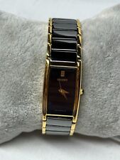 Relógio de quartzo feminino ORIENT cerâmica ouro 22K galvanizado dois tons nova bateria comprar usado  Enviando para Brazil