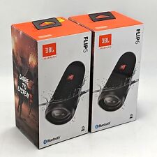 JBL Flip 5 Portable Bluetooth Speaker Waterproof Black - Lot of 2 for sale  Shipping to South Africa