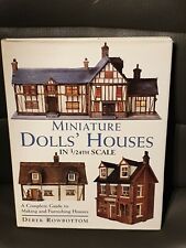 Miniature Dolls' Houses in 1/24th Scale: A Complete Guide to Making and Furnis, for sale  EXETER