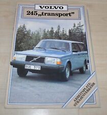 Używany, 1981 Volvo 245 Series Brochure Broszura PL na sprzedaż  PL