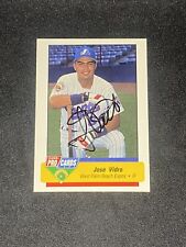 Jose Vidro 1994 ProCards #52 West Palm Beach Expos cartão autografado assinado, usado comprar usado  Enviando para Brazil