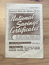 1950 leaflet notes for sale  IPSWICH