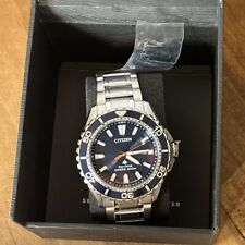 Usado, Relógio masculino Citizen Eco-Drive mostrador azul PROMASTER DIVER 200M BN0191-55L ($425) comprar usado  Enviando para Brazil