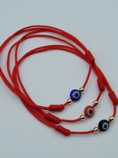 3 X Pulseira Lucky Evil Eye Cordão Vermelho Talismã Proteção Sorte Presente Homens Mulheres, usado comprar usado  Enviando para Brazil