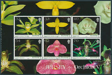 Jersey 2004 MNH Flowers Stamps Orchids 5th Series Phragmipedium Orchid 6v M/S for sale  Shipping to South Africa