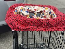 Cubierta de silla de carrito de compras, multicolor del mercado de agricultores para bebé patas de gato artesanal, usado segunda mano  Embacar hacia Argentina