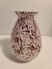reverse glass painted vase for sale  Allegan