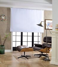 Insulated Blackout Roller Blinds Plain Fabric Thermal Window Blind White 120x210 for sale  Shipping to South Africa