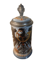 Mettlach Beer Stein # 1856 Serviço Postal Alemão 1/2 Litro Eagle Villeroy & Boch, usado comprar usado  Enviando para Brazil