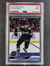 2023-24 Upper Deck Series 1 LUKE HUGHES Young Guns Rookie RC #248 Devils PSA 9, used for sale  Shipping to South Africa