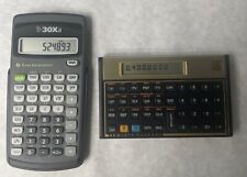2 calculadoras profissionais -- Calculadora científica TI-30XA e HP 12C financeira comprar usado  Enviando para Brazil