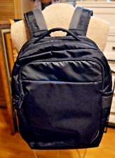Mochila leve acolchoada preta para laptop Dell 52CDX viagem vários bolsos com zíper comprar usado  Enviando para Brazil