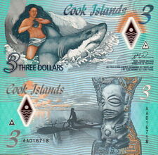 ISOLE COOK - Cook Island - 3 dollars 2021 Commemorative Polymer FDS UNC till salu  Toimitus osoitteeseen Sweden