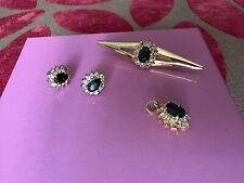 Oval sapphire jewellery for sale  SOLIHULL