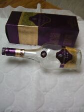 Botella de vidrio de coñac francés Courvoisier VSOP y caja de regalo/750 ml/11" de alto/vacía segunda mano  Embacar hacia Argentina