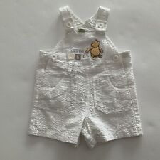 Winnie the Pooh Baby Boy Overalls Shortalls Size 000 Disney - Pre Owned for sale  Shipping to South Africa