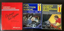 Lote de 3 libros manuales de reparación - Manual de inyección de combustible/calefacción y aire acondicionado segunda mano  Embacar hacia Argentina