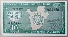 2003 burundi banknote for sale  Shipping to Ireland