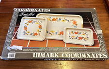 "Cottage 1986 bandejas de laca vintage de 3 piezas coordenadas Himark ""Floral Mist""" segunda mano  Embacar hacia Argentina